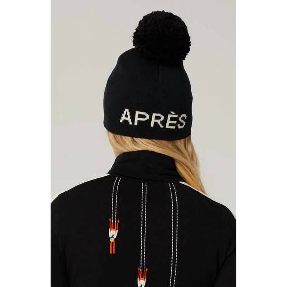 NEW ALP N ROCK apres beanie in black - Picture 1 of 1